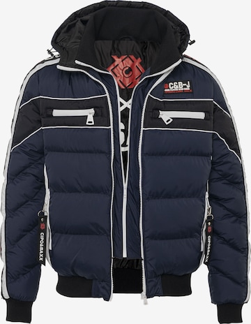 CIPO & BAXX Winter Jacket 'CM226 ' in Blue: front
