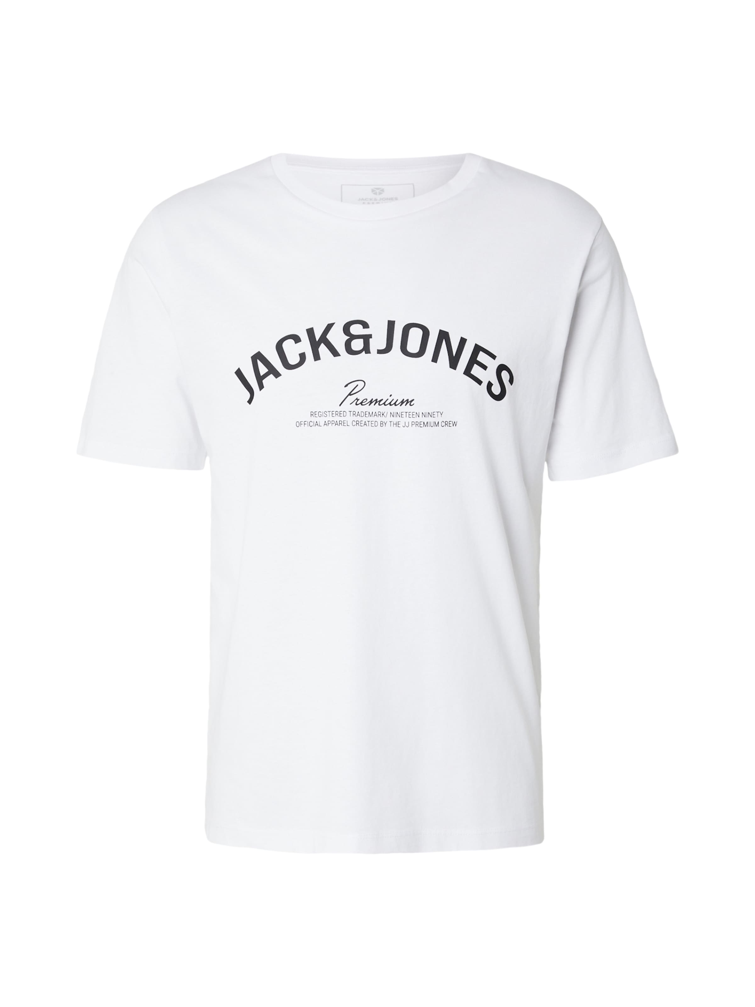Jack & Jones Premium T-shirt 'JPRBLATOMMY' i vit: framsida