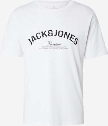 Jack & Jones Premium T-shirt 'JPRBLATOMMY' i vit: framsida