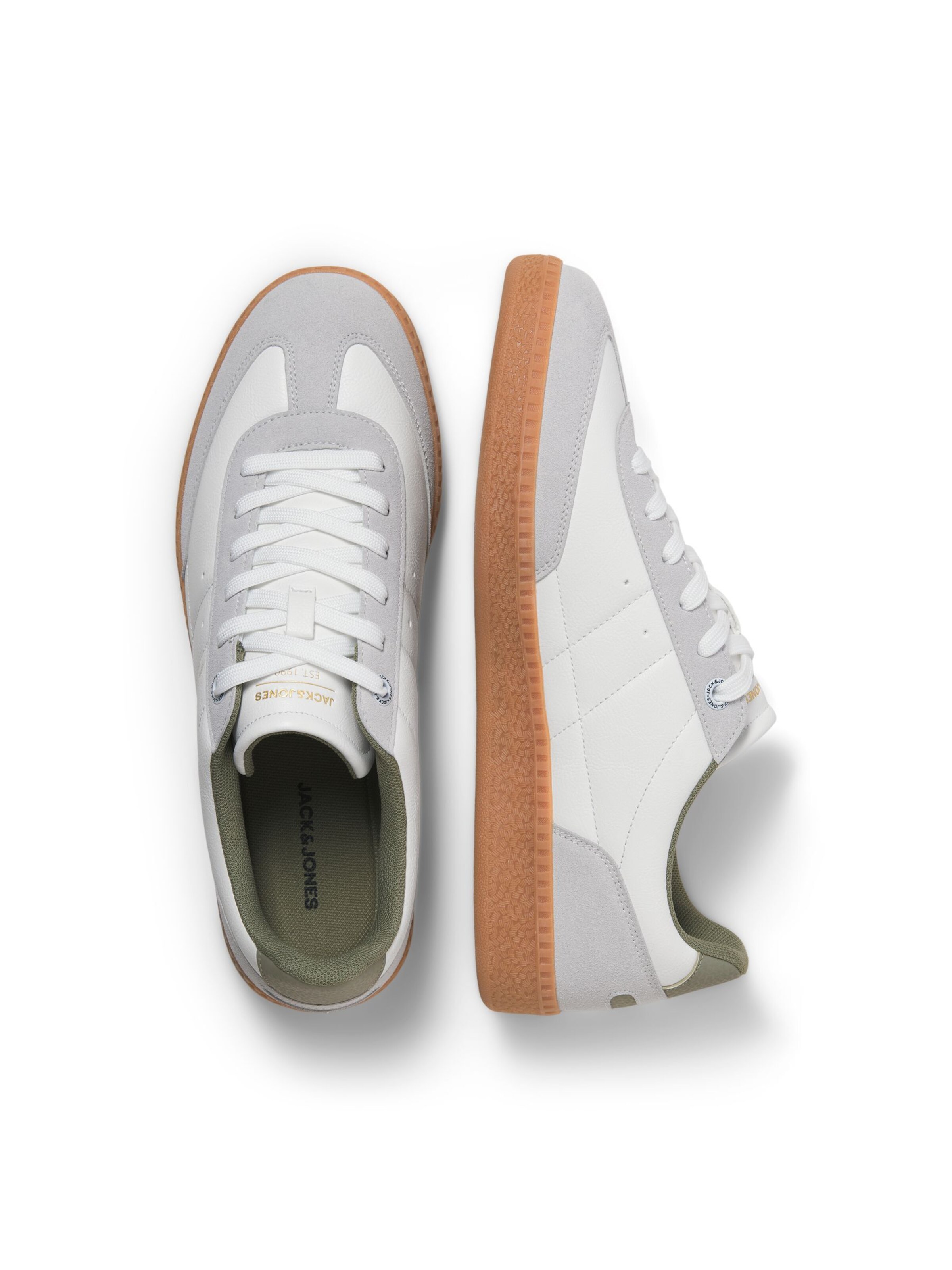 Baskets basses 'JFWKleen' JACK & JONES en blanc