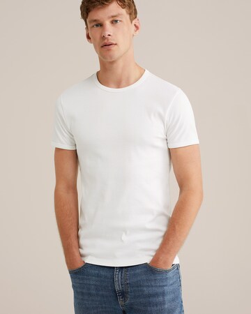 WE Fashion - Camiseta en blanco: frente
