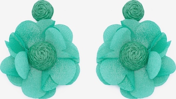 IZIA - Pendientes en verde: frente
