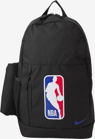 NIKE Sportrucksack 'NBA Elemental' in Schwarz: Vorderseite