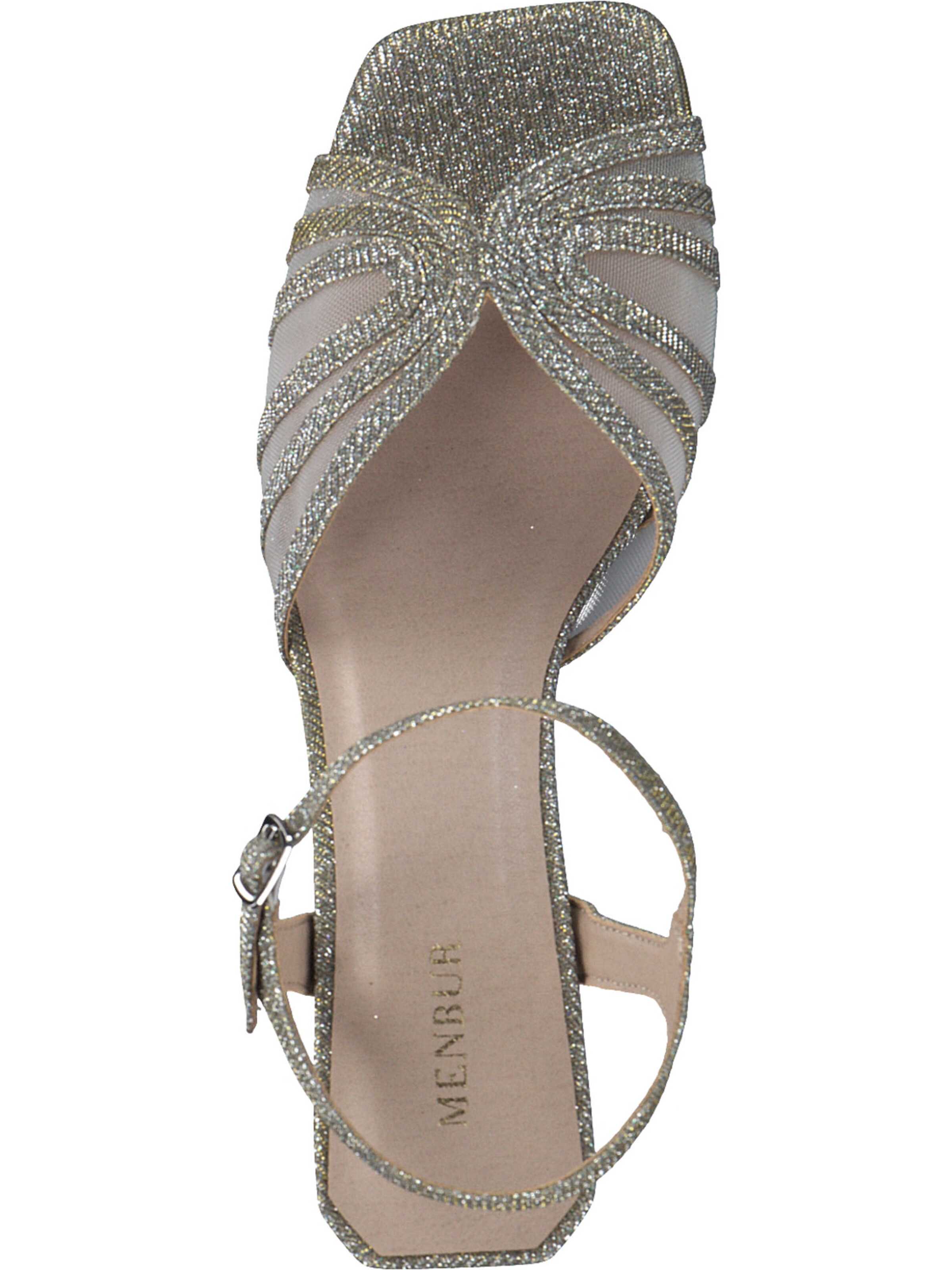 MENBUR Sandalen met riem '24156' in Grijs