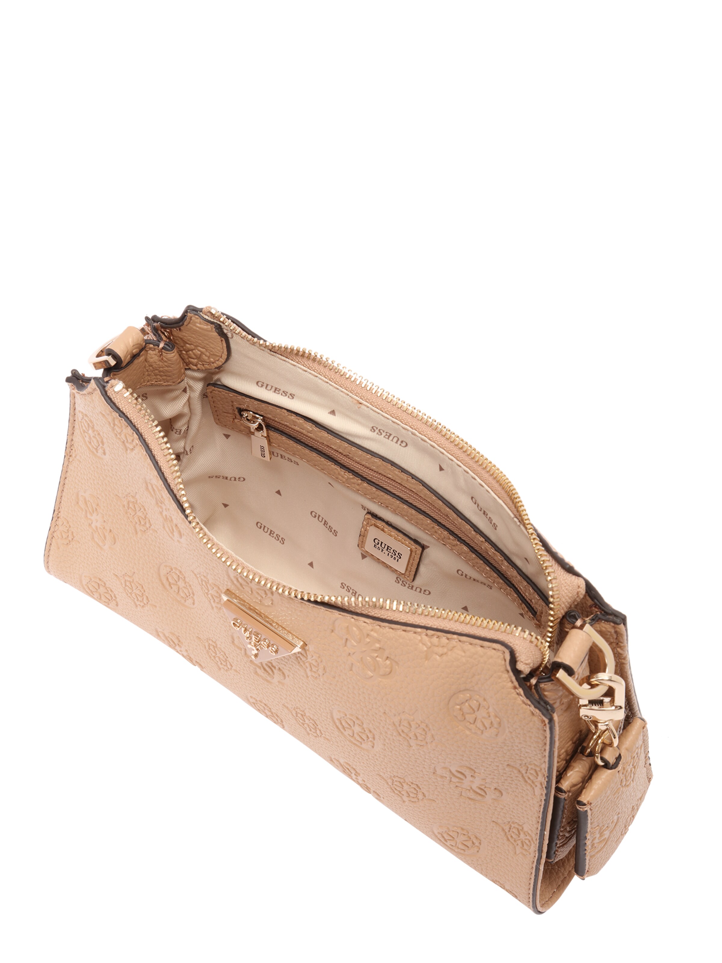 GUESS Torba na ramię 'CRESIDIA' w kolorze beżowy