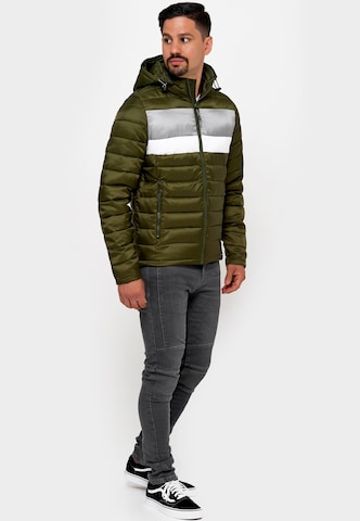 INDICODE JEANS Between-Season Jacket 'Hampshire' in Green