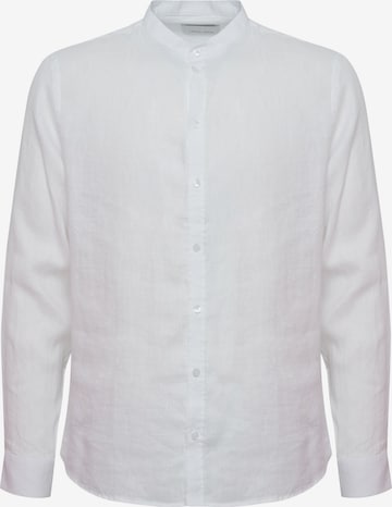 Casual Friday Button Up Shirt in Beige: front