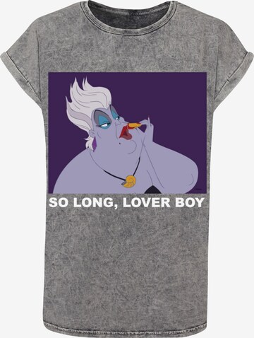 ABSOLUTE CULT Shirt 'Little Mermaid - Ursula So Long Lover Boy' in Grey: front