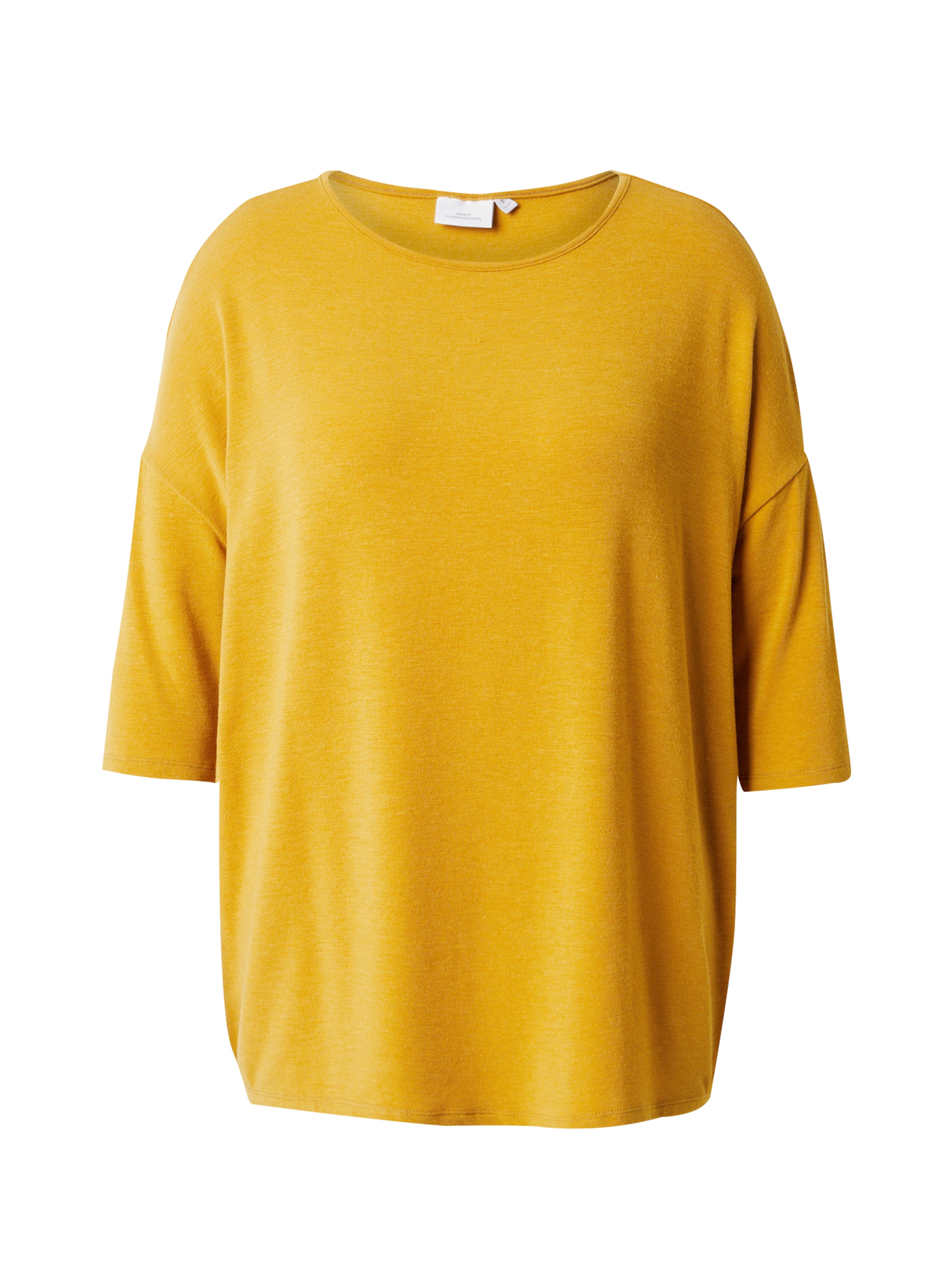 Maglietta 'CARLAMOUR' di ONLY Carmakoma in giallo: frontale
