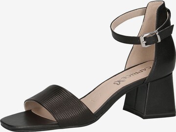 CAPRICE Sandals in Black: front