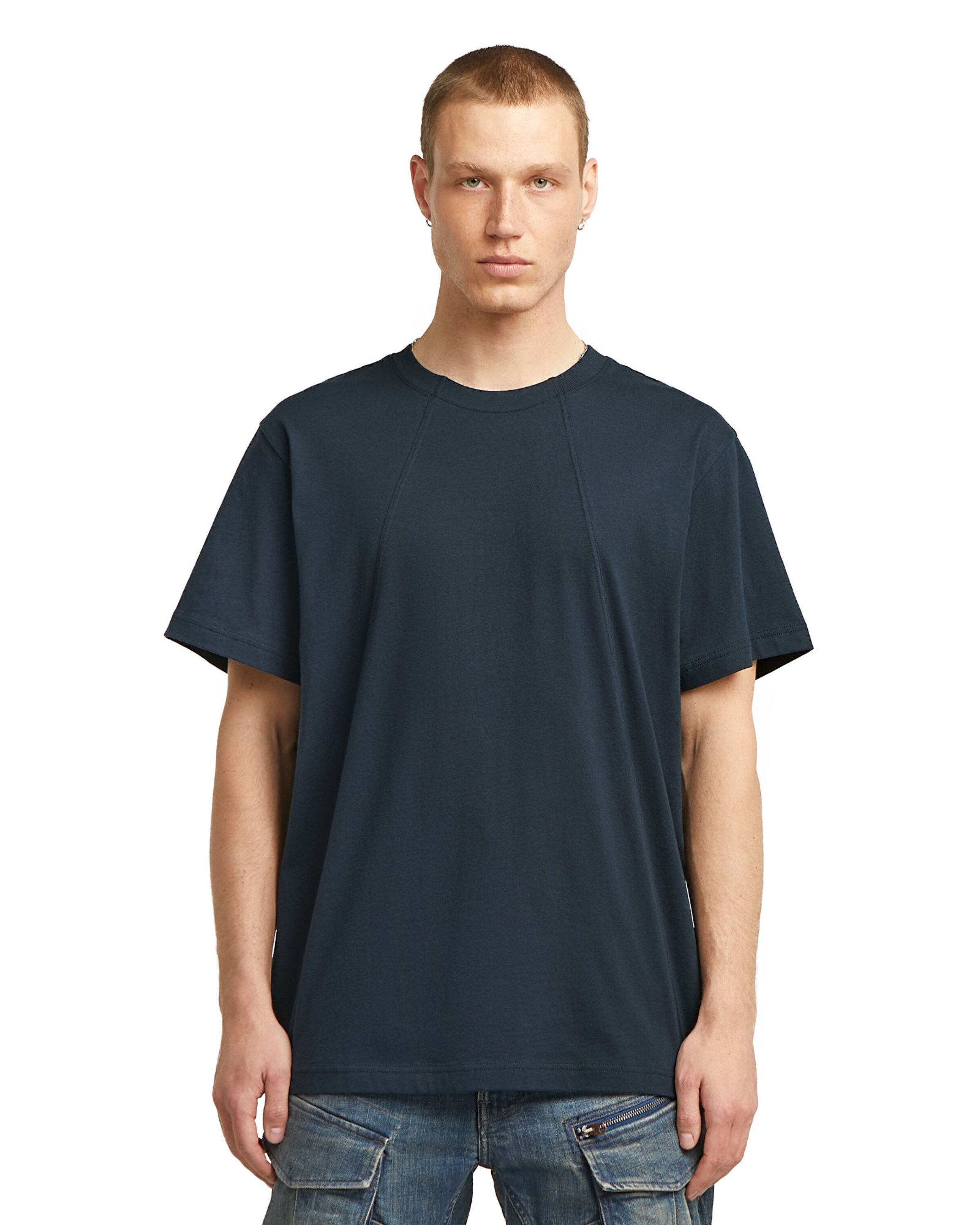 G-STAR T-Shirt 'A Line' in Blau: Vorderseite