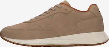 Baskets basses 'Vinston Runn' BOSS en beige : devant