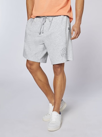 CHIEMSEE Regular Pants in Grey: front