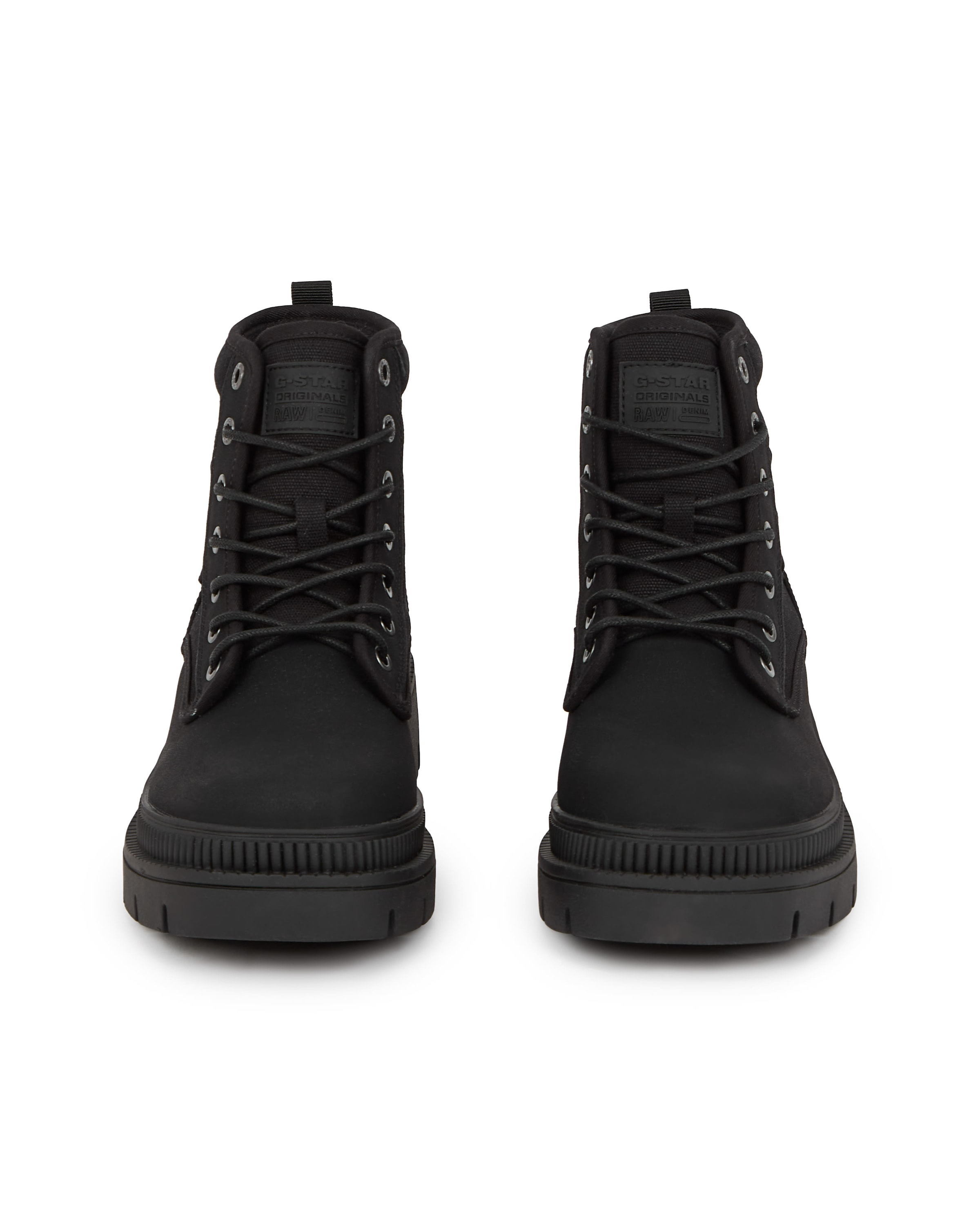 G-STAR Boot - 'Huntington Mid Biker Boots' in Schwarz