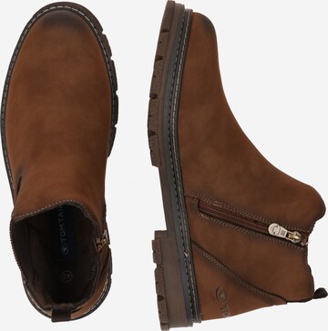 TOM TAILOR Chelsea Boots in Braun