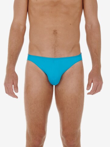 Slip 'Plumes' di HOM in blu