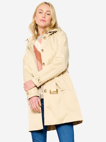 LolaLiza Between-Seasons Coat in Beige: front