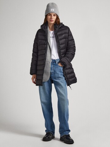 Pepe Jeans Wintermantel 'MADDIE' in Zwart