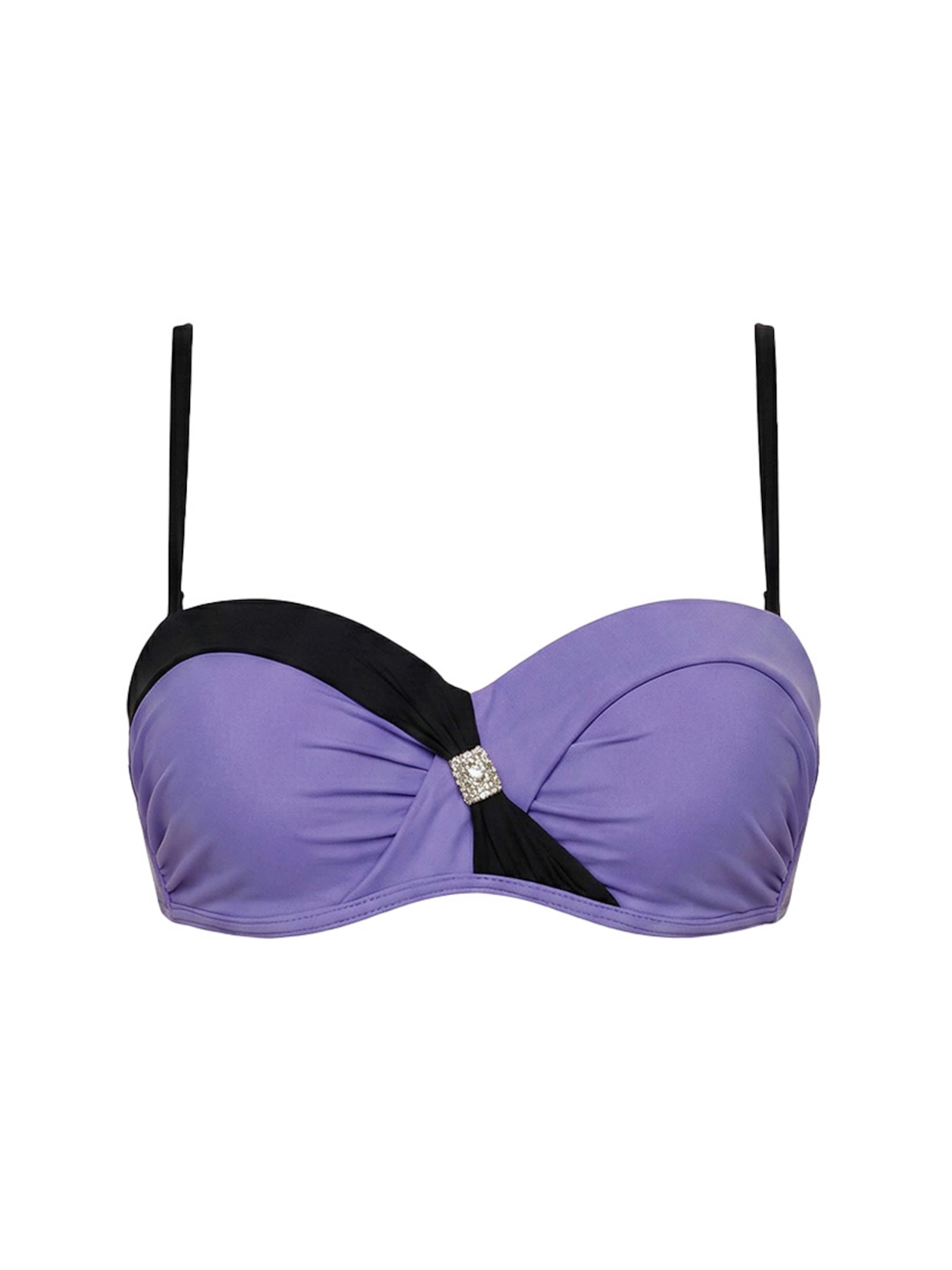 Marko Push-up Bikinitop 'Ada M-803 (1)' in Lila: voorkant