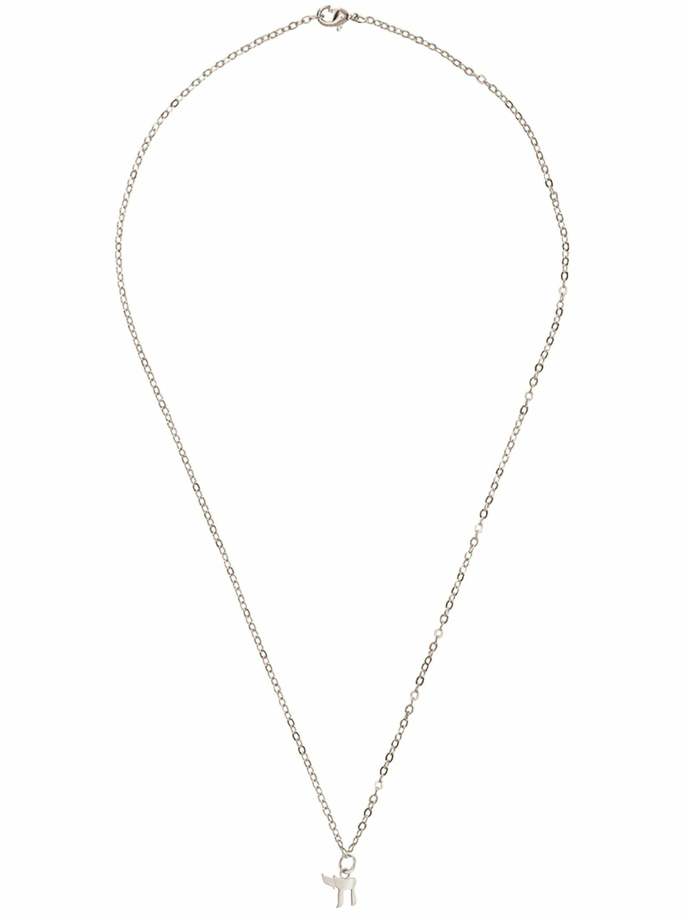 Gemshine Kette in Silber: Vorderseite