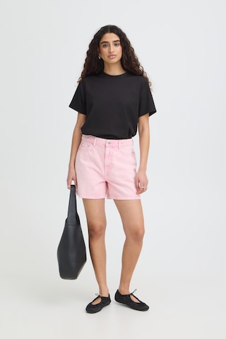 ICHI Regular Jeans in Pink