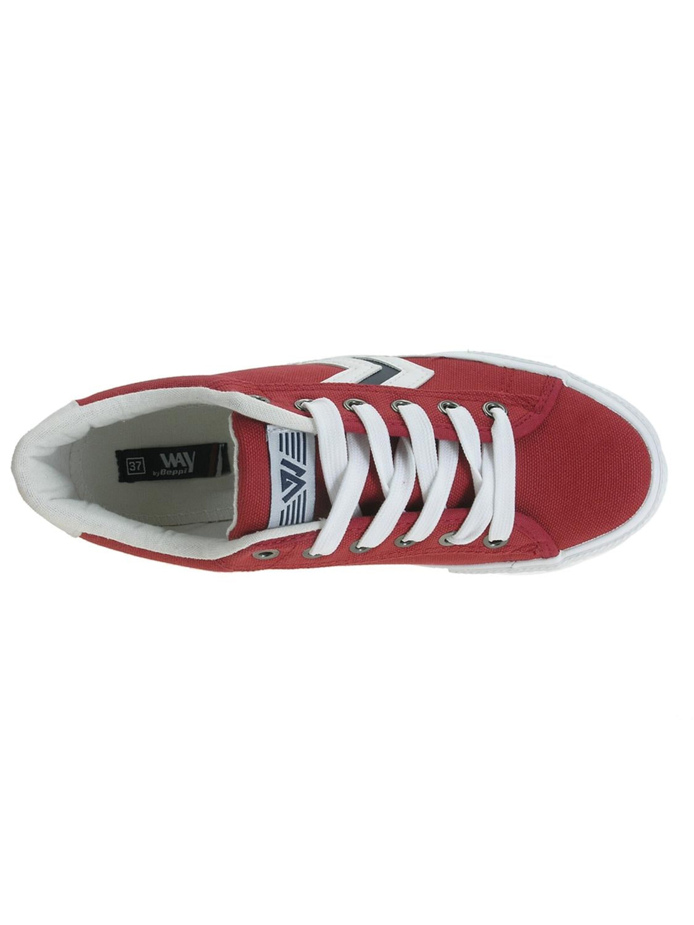 Sneaker 'Canvas Shoe' di Beppi in rosso