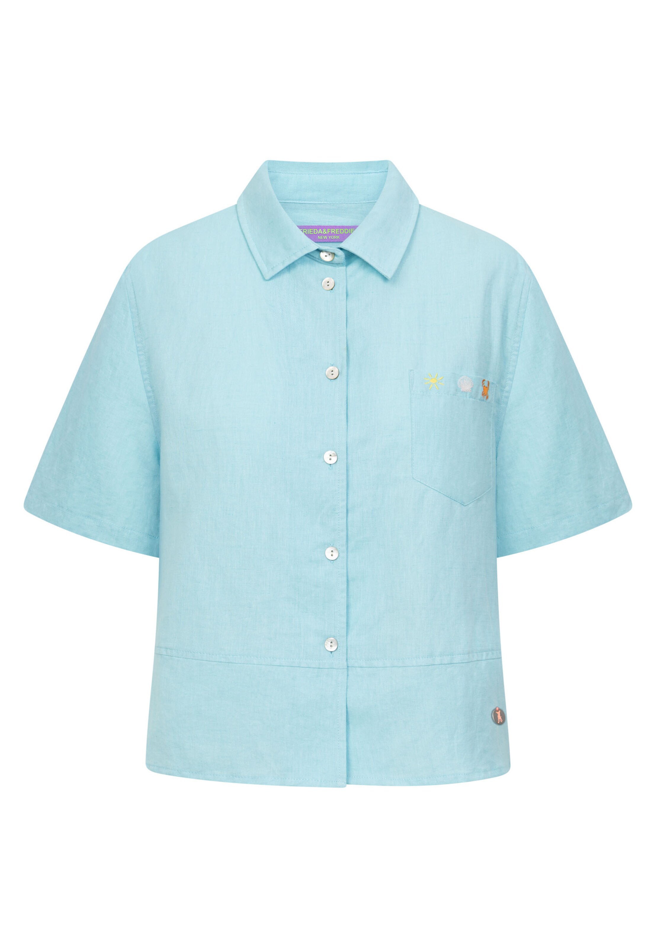 Frieda & Freddies NY Shirt in Blue: front