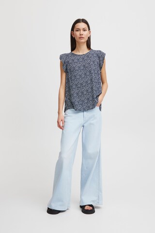 ICHI Blouse 'Ihmarrakech To6' in Blue