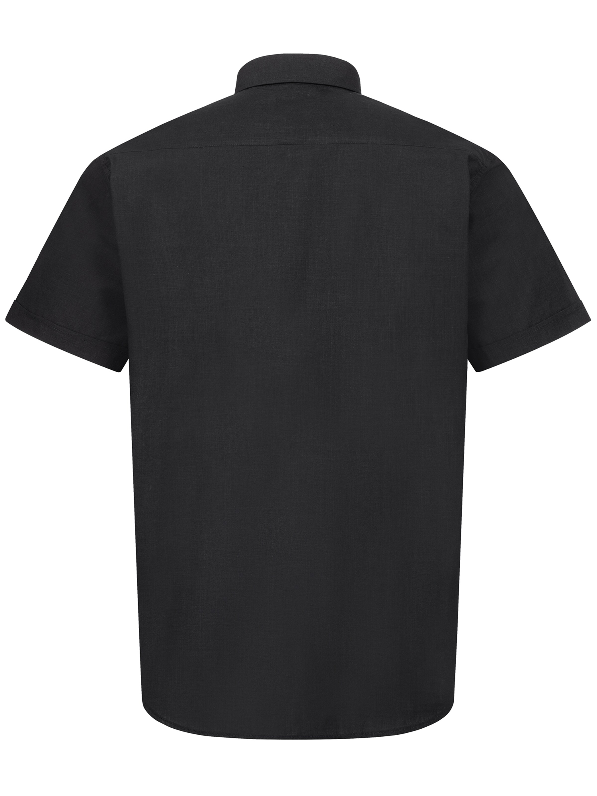 Indumentum Regular Fit Hemd in Schwarz