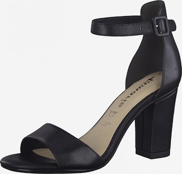 TAMARIS Strap Sandals in Black: front