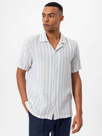 Antioch Regular fit Button Up Shirt in Blue