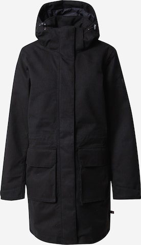 JACK WOLFSKIN Raincoat 'FIERCE' in Black: front