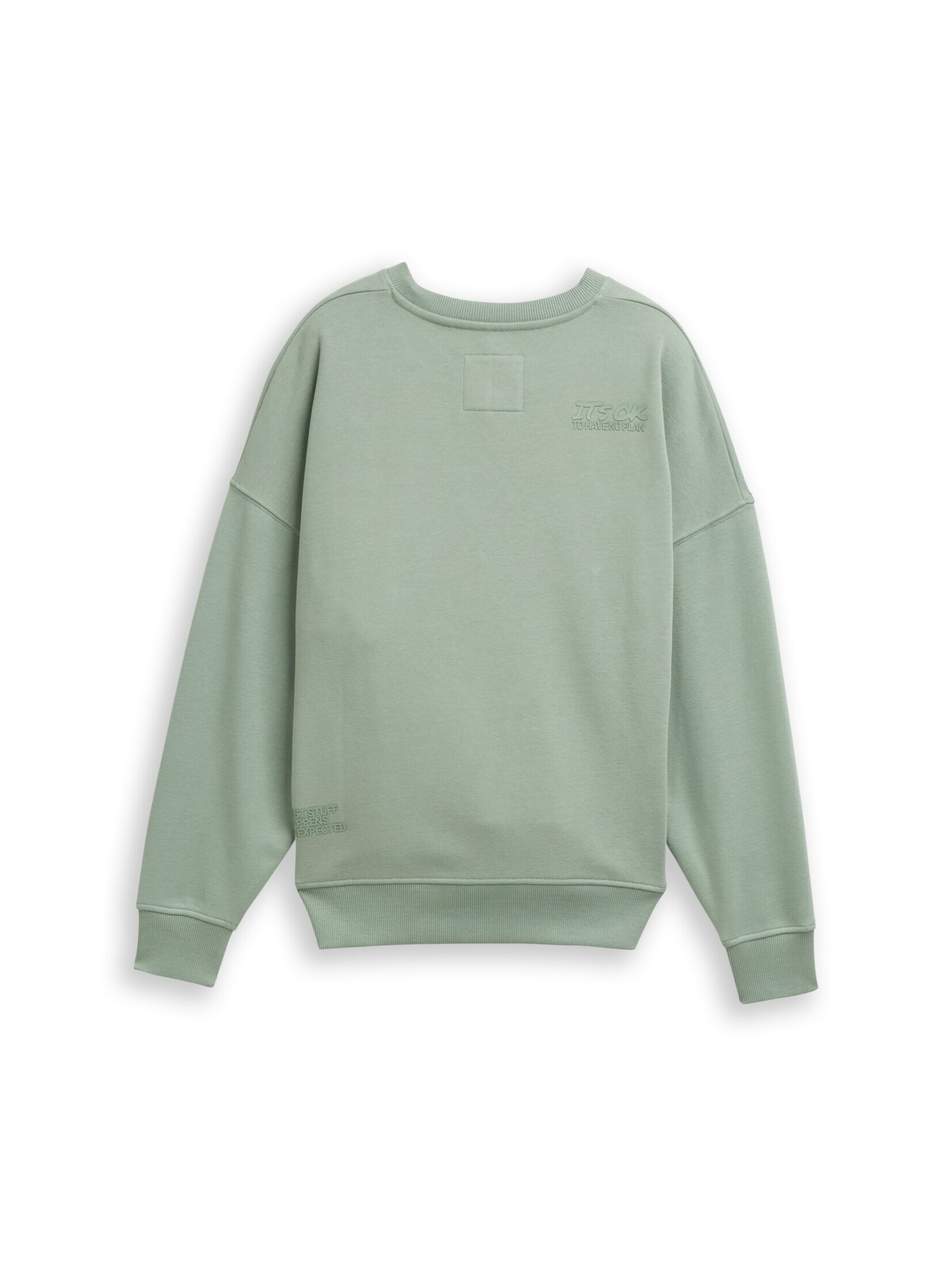 TOM TAILOR Sweatshirt in Green