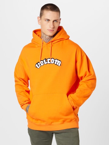 Sweat-shirt 'OBTIC' Volcom en orange : devant