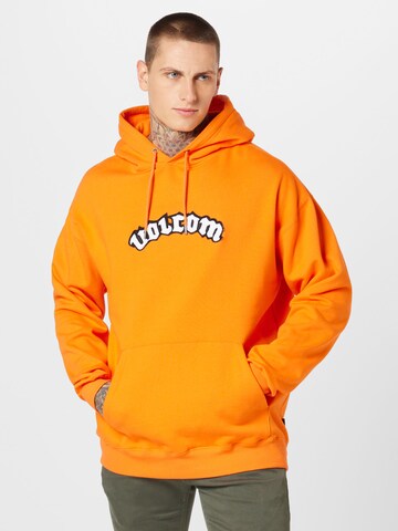 Volcom Sweatshirt 'OBTIC' in Orange: predná strana