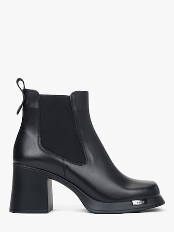 Estro Ankle Boots '22-1758' in Schwarz: Vorderseite