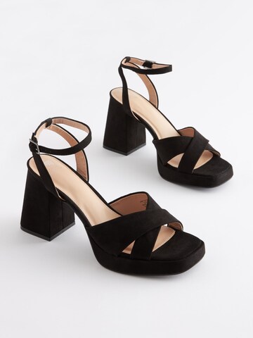 Next Sandale in Schwarz