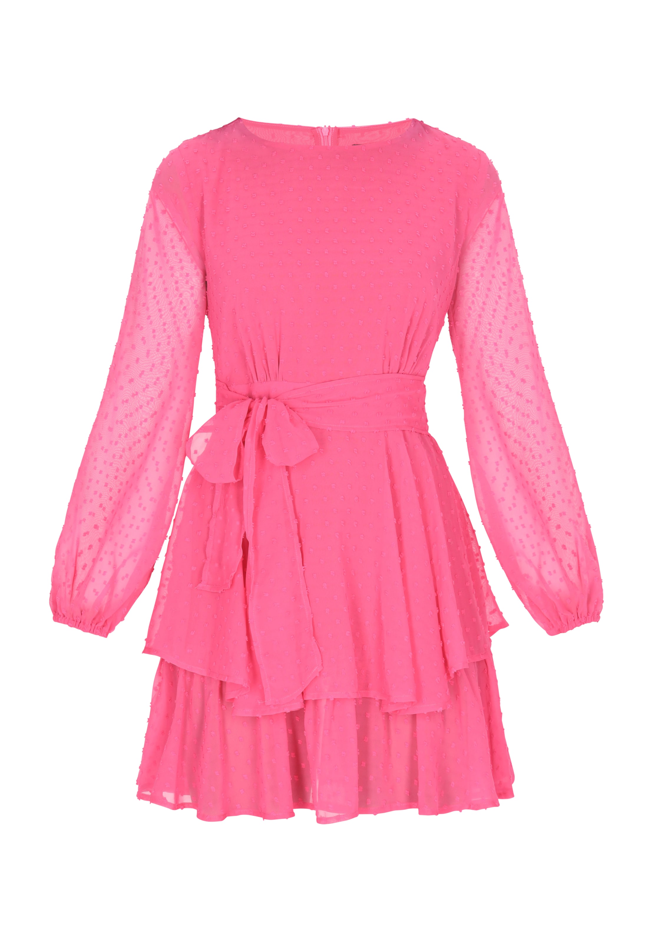 rozā faina Kleita: no priekšpuses