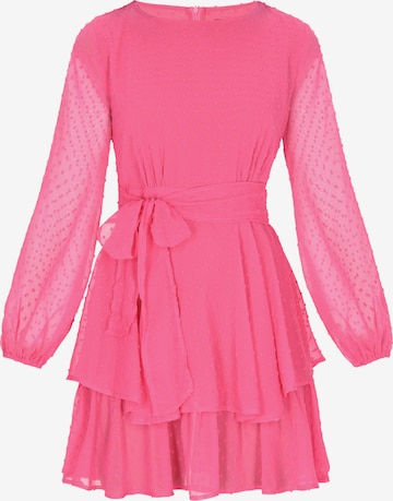 rozā faina Kleita: no priekšpuses