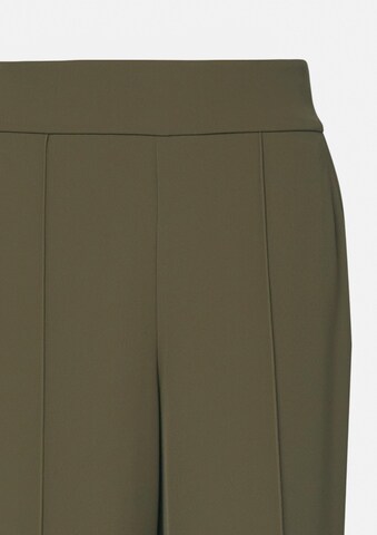 COMMA Wide leg Pleated Pants in Green