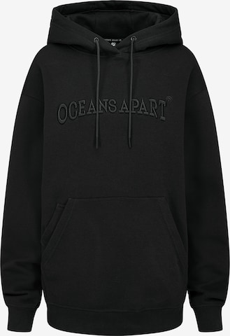 OCEANSAPART Sweatshirt 'Charly' in Schwarz: predná strana