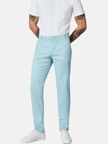 Peak Time Slimfit Chino 'Astron' in Blauw: voorkant