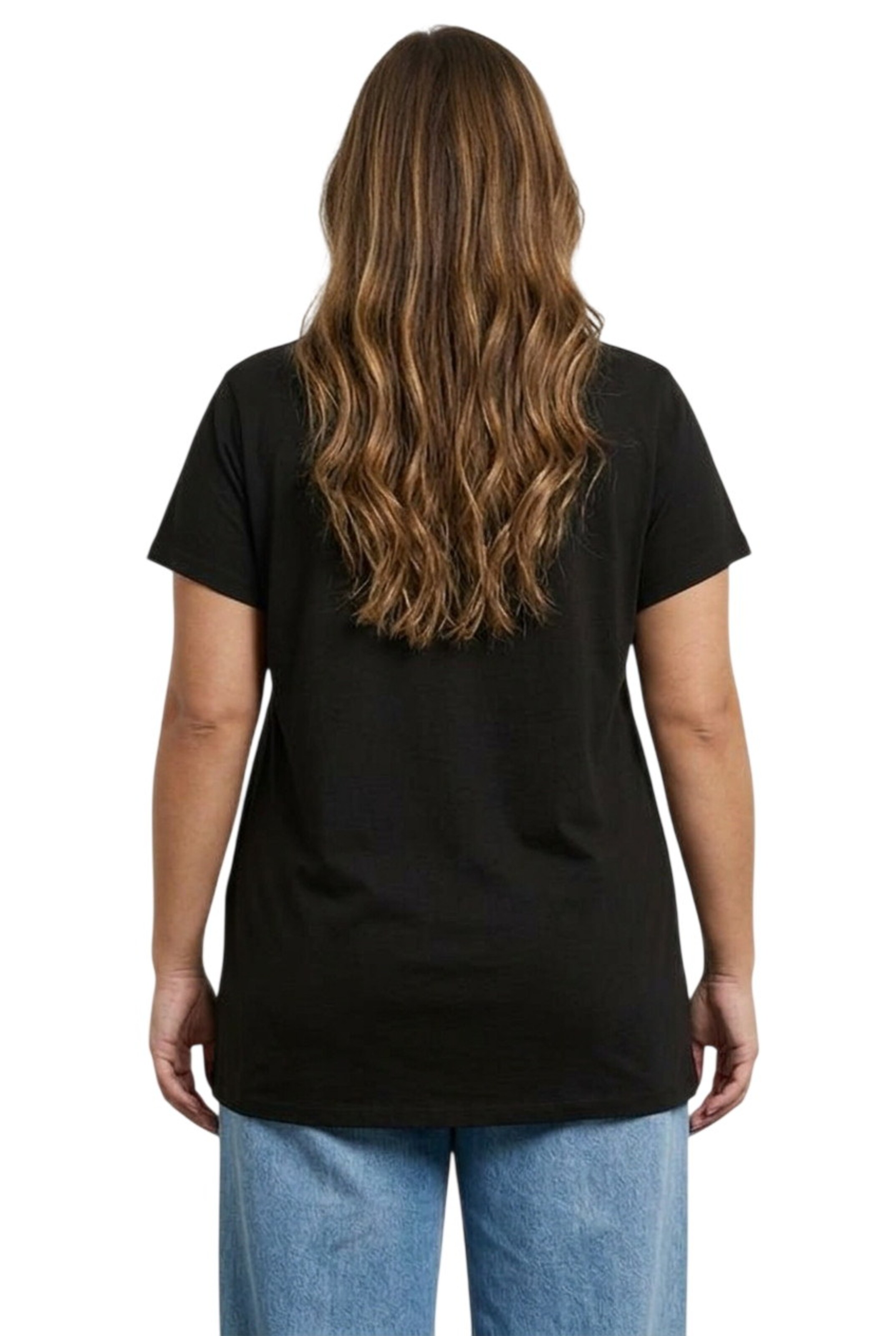 T-shirt Stil Diva en noir