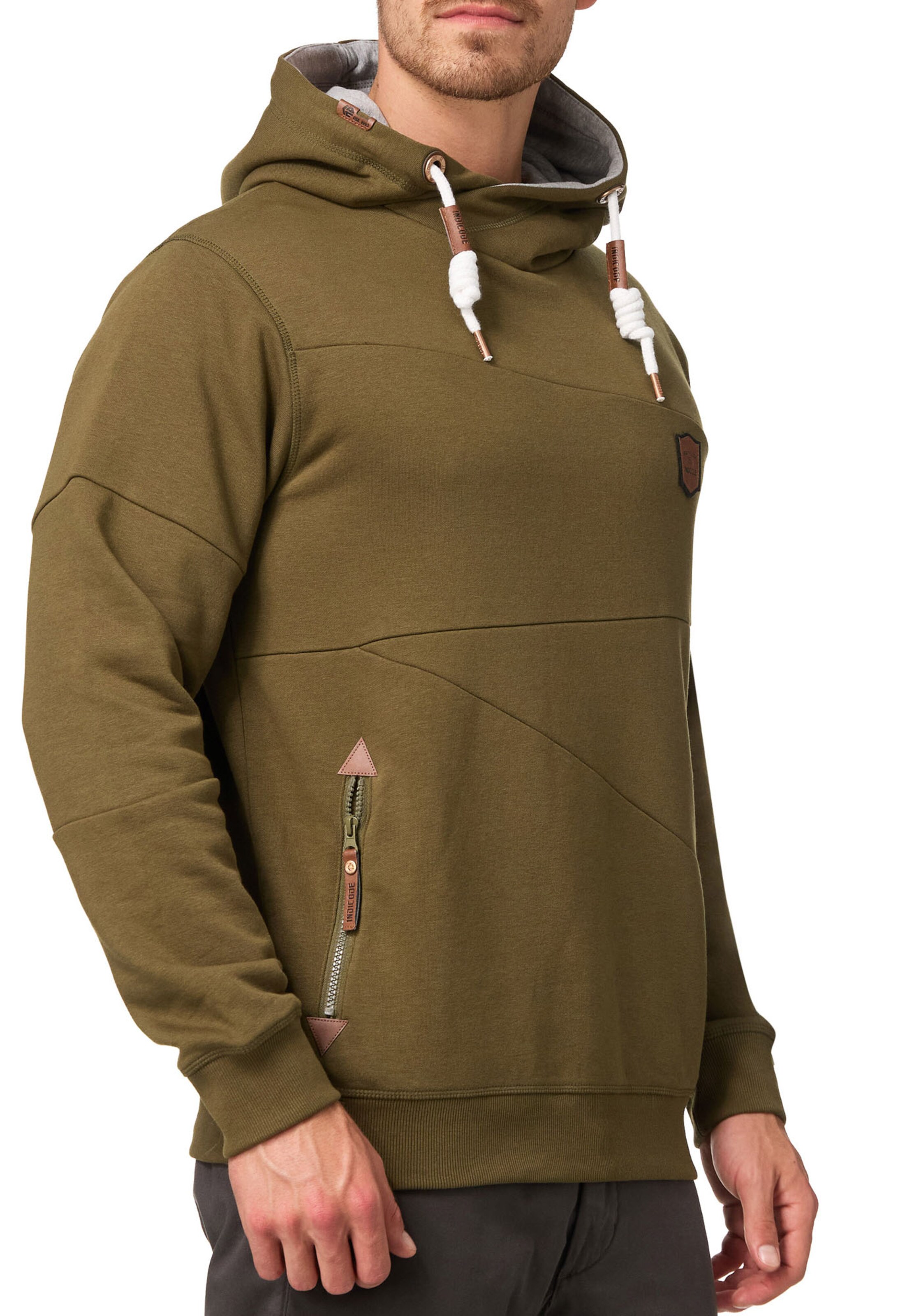 INDICODE JEANS Sweatshirt in Green