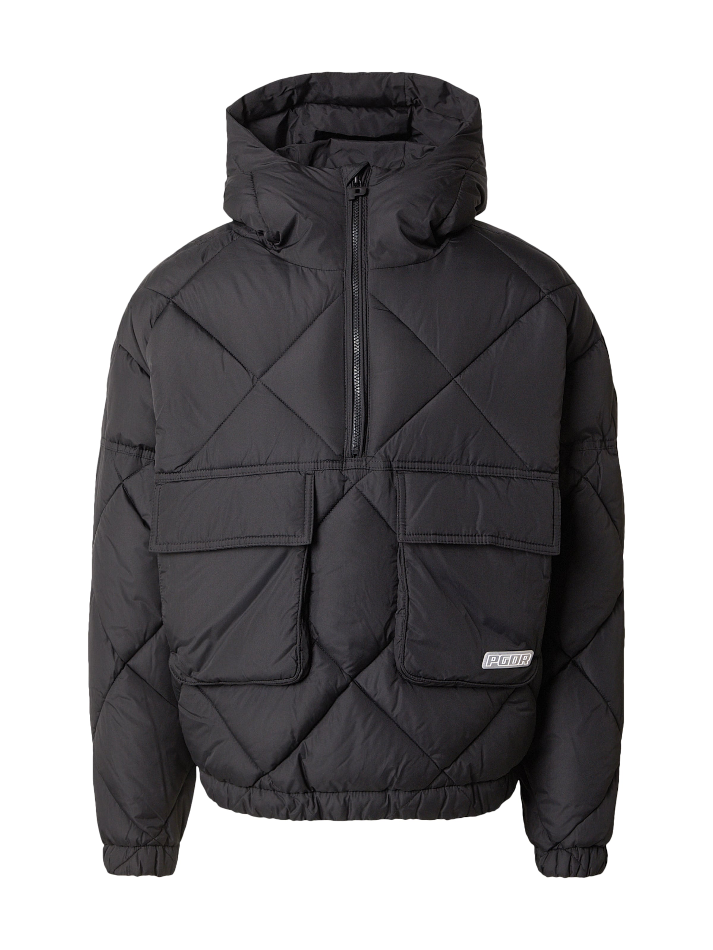 Giacca invernale 'Eldred' di Pegador in nero: frontale