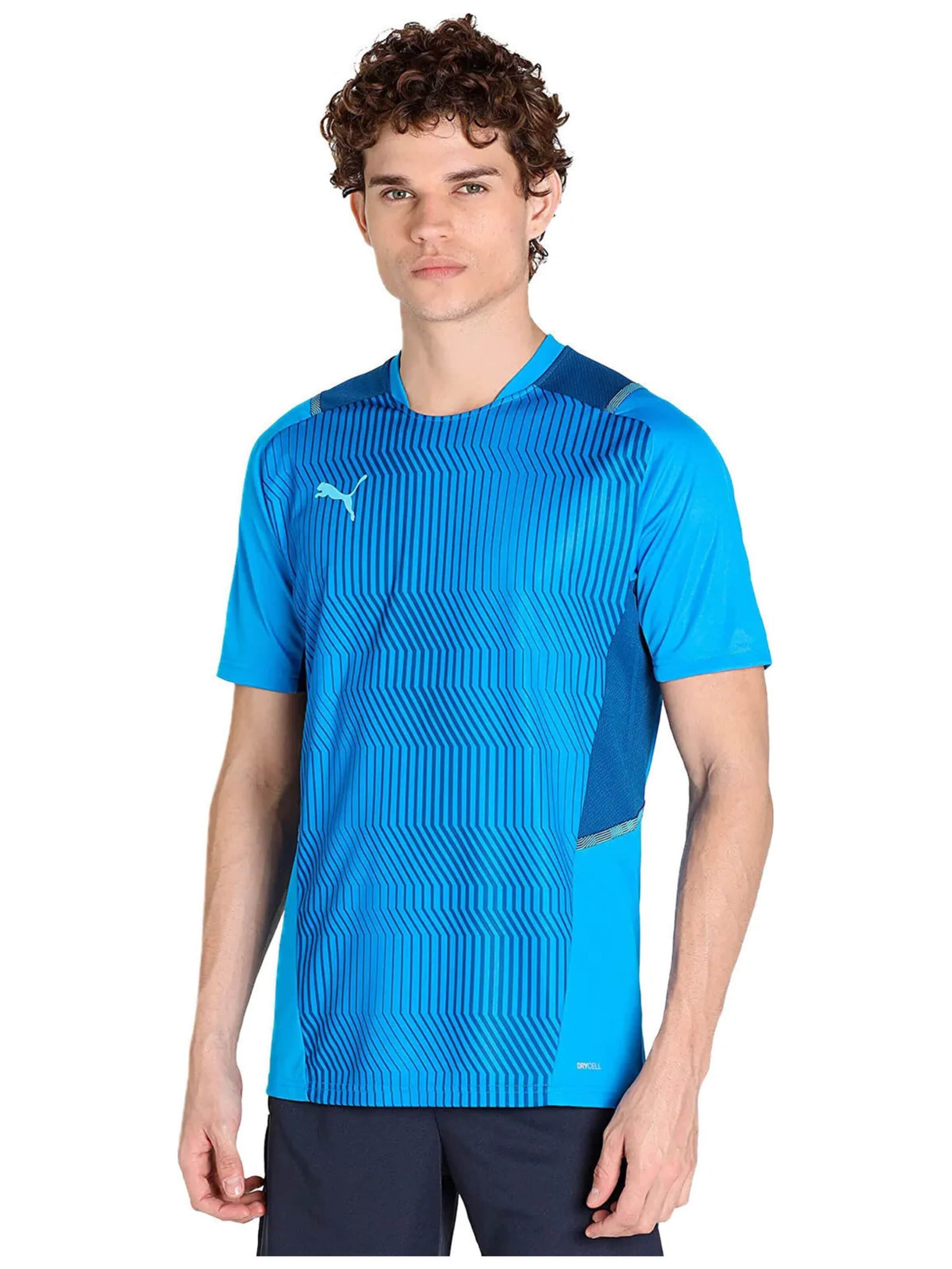 PUMA Shirt 'Puma Teamcup Training Jersey'‌‌‌‌‌‌‌‌‌‌ in Blau: Vorderseite
