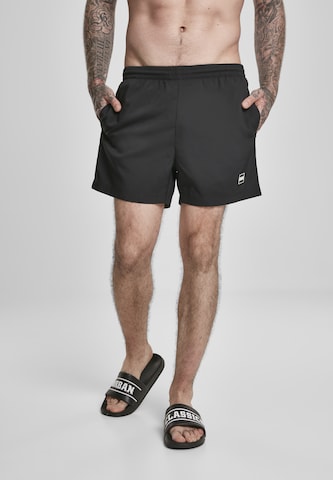 Urban Classics Board Shorts in Black: front