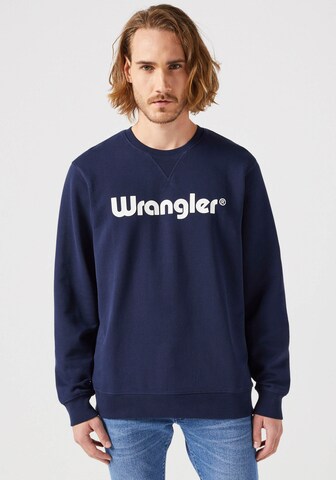 WRANGLER Sweatshirt in Blau: Vorderseite