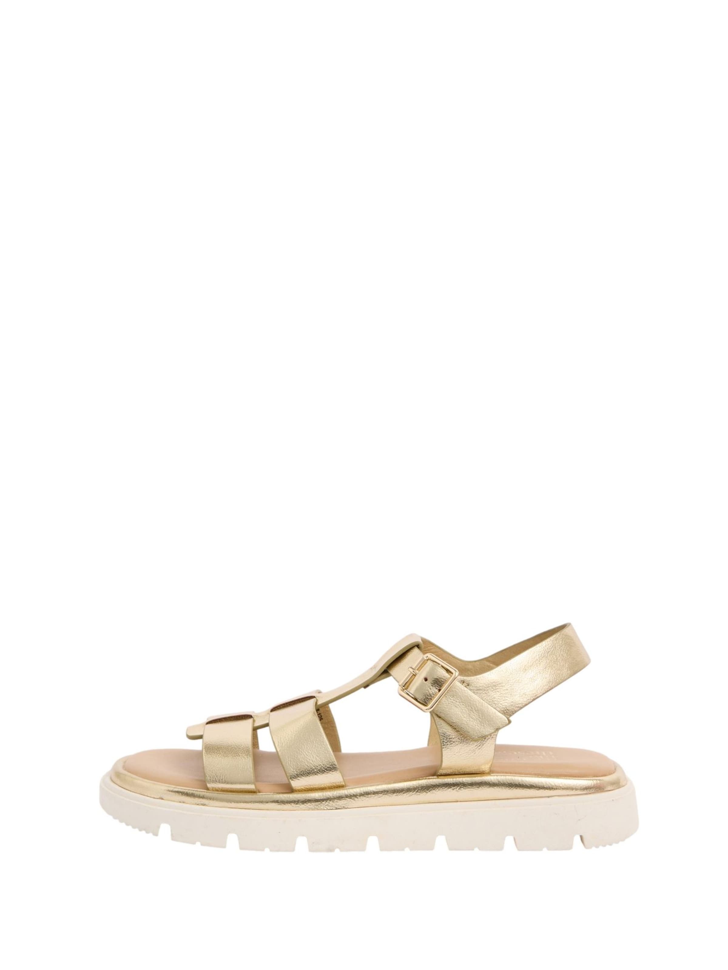 Friends Like These - Sandália em ouro: frente