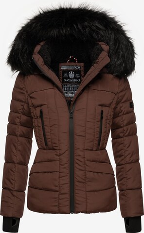 Veste d’hiver 'Adele' NAVAHOO en marron : devant